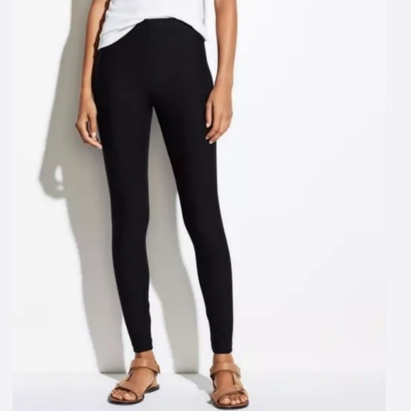Vince Black Stitch Back Seam Leggings